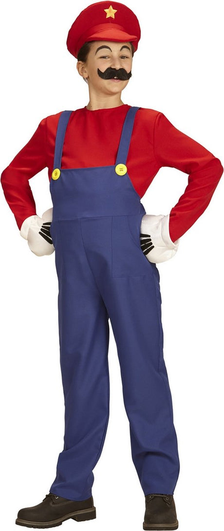 Widmann mario de loodgieter tuinbroek voor kids 128