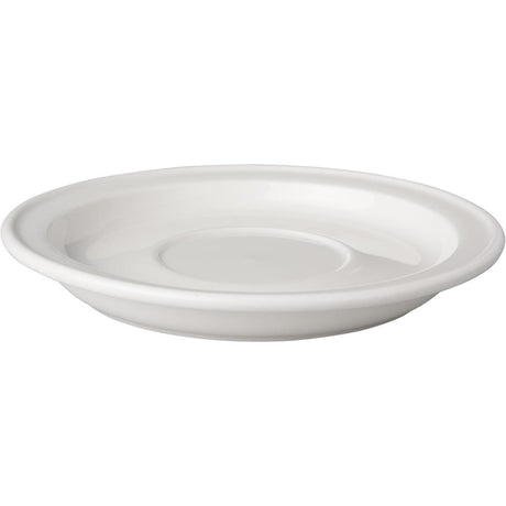Mammoet gebaksbord soepschotel budgetline 17 cm porselein wit (set van 6 ).