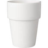 Mammoet melkbeker budgetline porselein 190ml wit (set van 6 ) dia7.5xh10