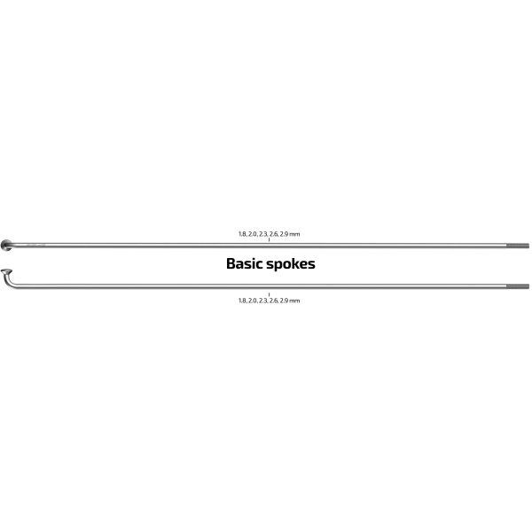 Spaken 278-14 Sapim Leader ø2.00 mm FG 2,3 - RVS (100 stuks)