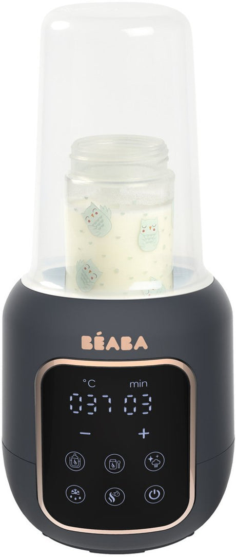 Béaba multi milk flessenwarmer - 5-in-1 - sterilisator opwarmer - touchscreen - grijs
