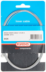 Elvedes REM Binnenkabel 2,000 mm 1 × 19 wire galvanized Ø1.5 mm with t-nipple Ø7 × 6mm