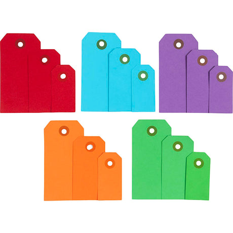Creativ company http: www.cchobby.nl manilla-labels-afm-3x6-4x8-5x10-cm-220-gr-diverse-kleuren-500-stuk-1-doos