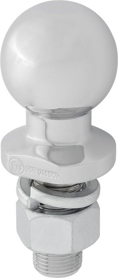 Proplus rechte trekhaakkogel ø 50 mm – voor aanhanger en caravan tot 2000 kg – m22 x 50 mm schroefdraad – chroom