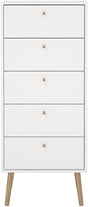 Giga living ladekast bodo - wit - 50x39x120cm