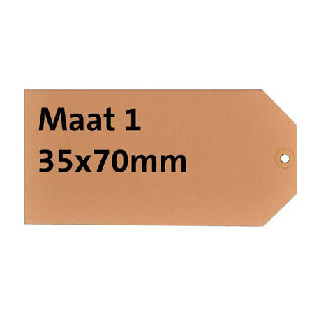 Quantore kartonnen label, 1000st.