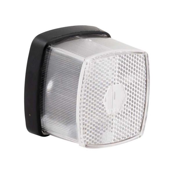 Positielamp wit met reflektor