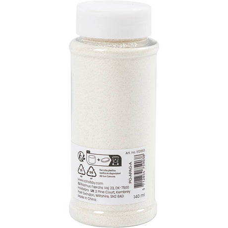 Creativ company bio sparkles, wit, 140 ml 1 doosje