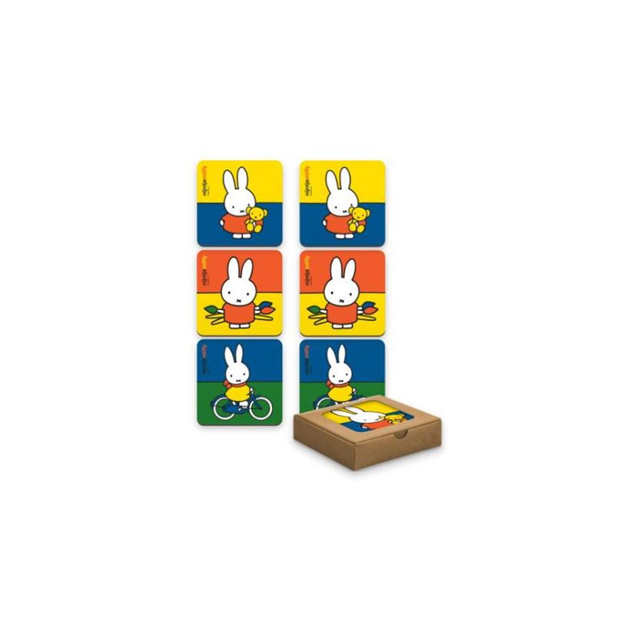 Nijntje onderzetters colors 6 stuks
