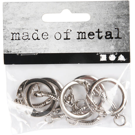 Creativ company https: www.cchobby.nl sleutelhanger-met-ketting-l-6-cm-d-2-3-cm-5-stuk-1-doos