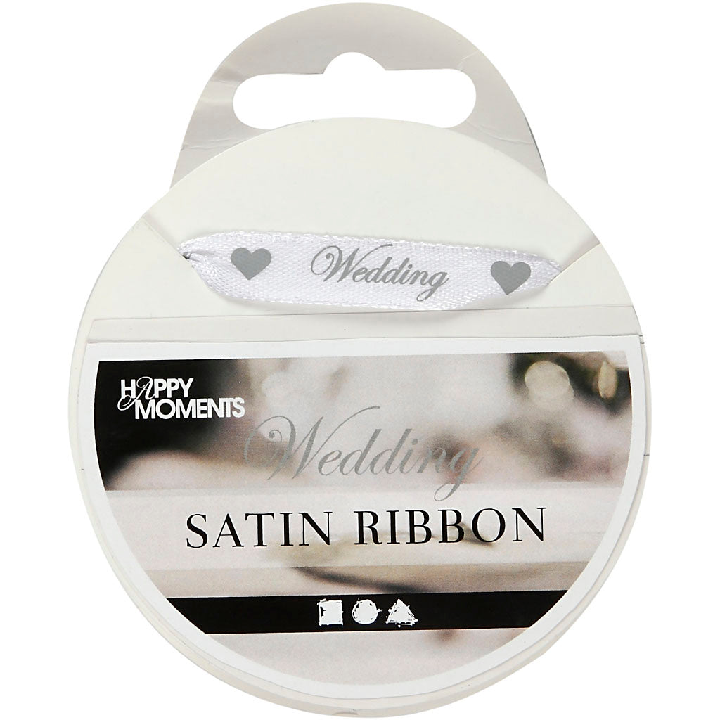 Http: www.cchobby.nl satijnlint-b-10-mm-wit-8-m-1-rol