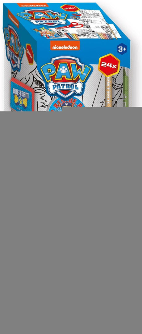 Merkloos sans marque paw patrol teken en schrijf toren - creatieve knutselset voor kinderen.