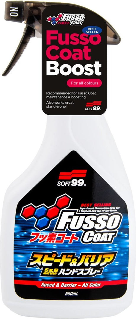 Soft99 fusso coat speed barrier - auto wax spray 500ml
