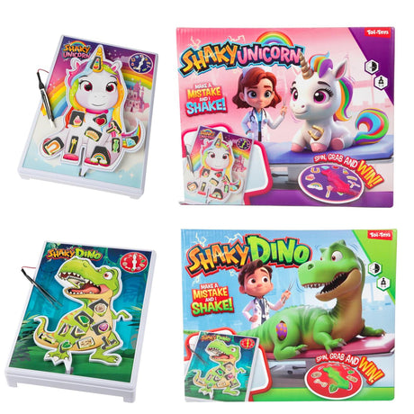 Toi-toys spel bibberarts eenhoorn dino met geluid