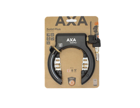 AXA Solid Plus zwart ART2 ringslot - 150mm - fiets