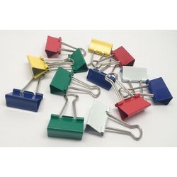 Papierklemmen viking 32 mm kleurenassortiment