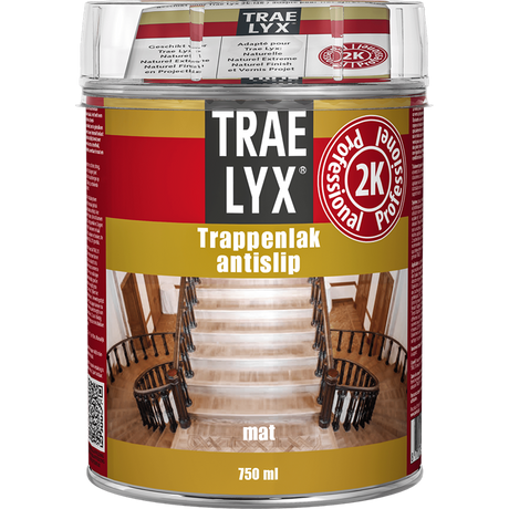Trae-lyx 1074361 - tl trappenlak mat antisl 750ml | 1 stuks