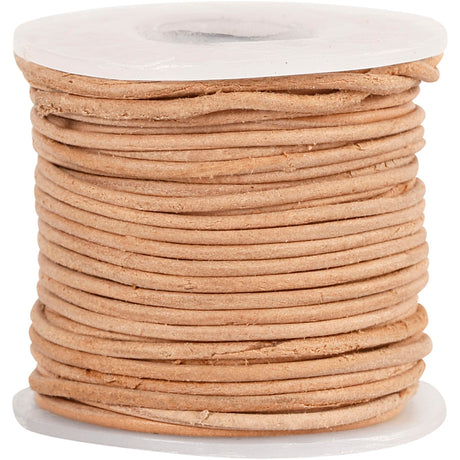 Creativ company https: www.cchobby.nl leerkoord-dikte-1-mm-naturel-10-m-1-rol