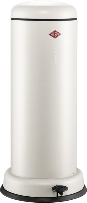 Wesco big baseboy prullenbak met soft close | 30 liter | metaal - mat zand | pedaalemmer