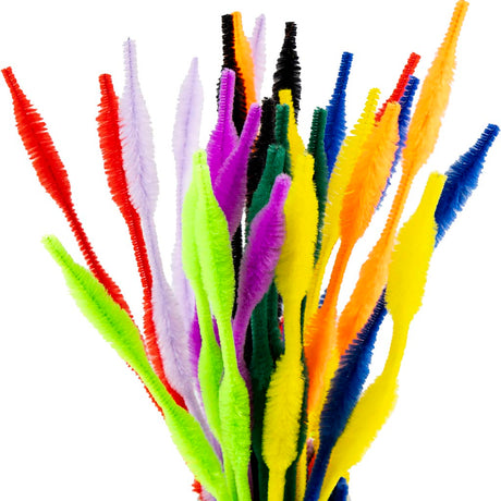 Creativ company https: www.cchobby.nl chenille-gegolfd-l-30-cm-dikte-5-12-mm-diverse-kleuren-28-div-1-doos