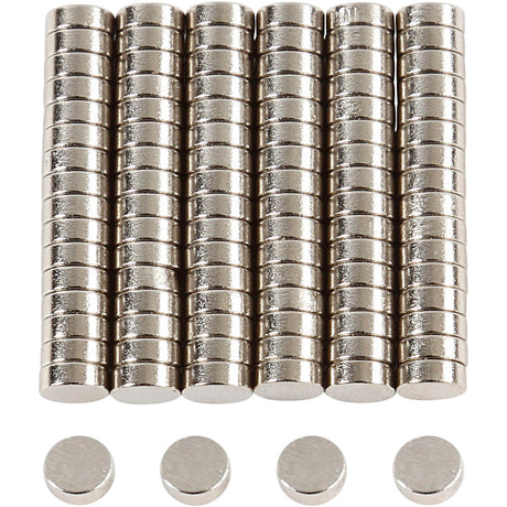 Creativ company http: www.cchobby.nl krachtige-magneten-ndfeb-d-5-mm-dikte-2-mm-100-stuk-1-doos