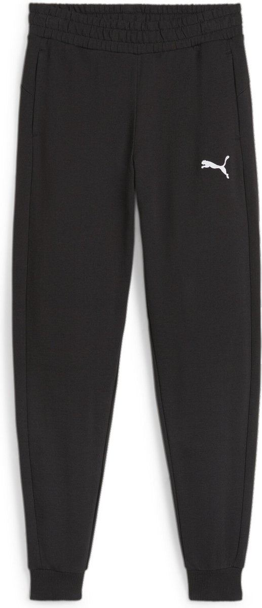 Puma teamgoal casuals pants jr jongens sportbroek - black- white 128
