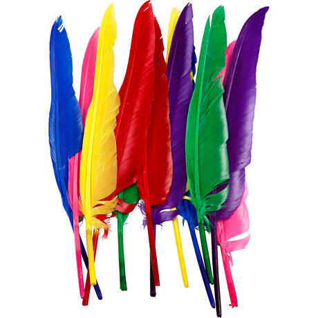 Creativ company http: www.cchobby.nl veren-l-27-cm-diverse-kleuren-12-stuk-1-doos