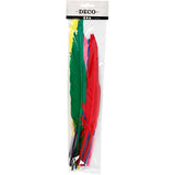 Creativ company cc veren gekleurd l: 27cm 12 stuks