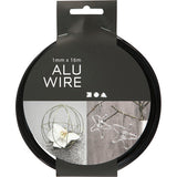 Creativ company alu draad 1 mm zwart 16 m