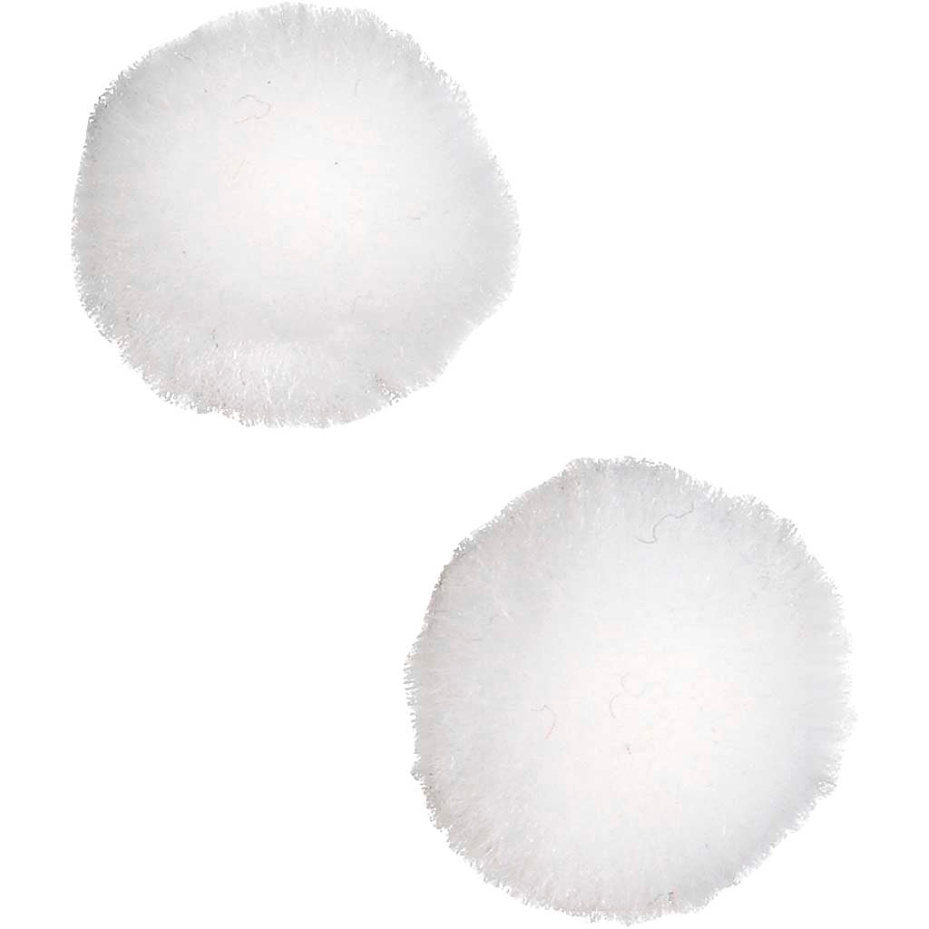 Creativ company cc pom-poms 20 mm wit 100 stuks