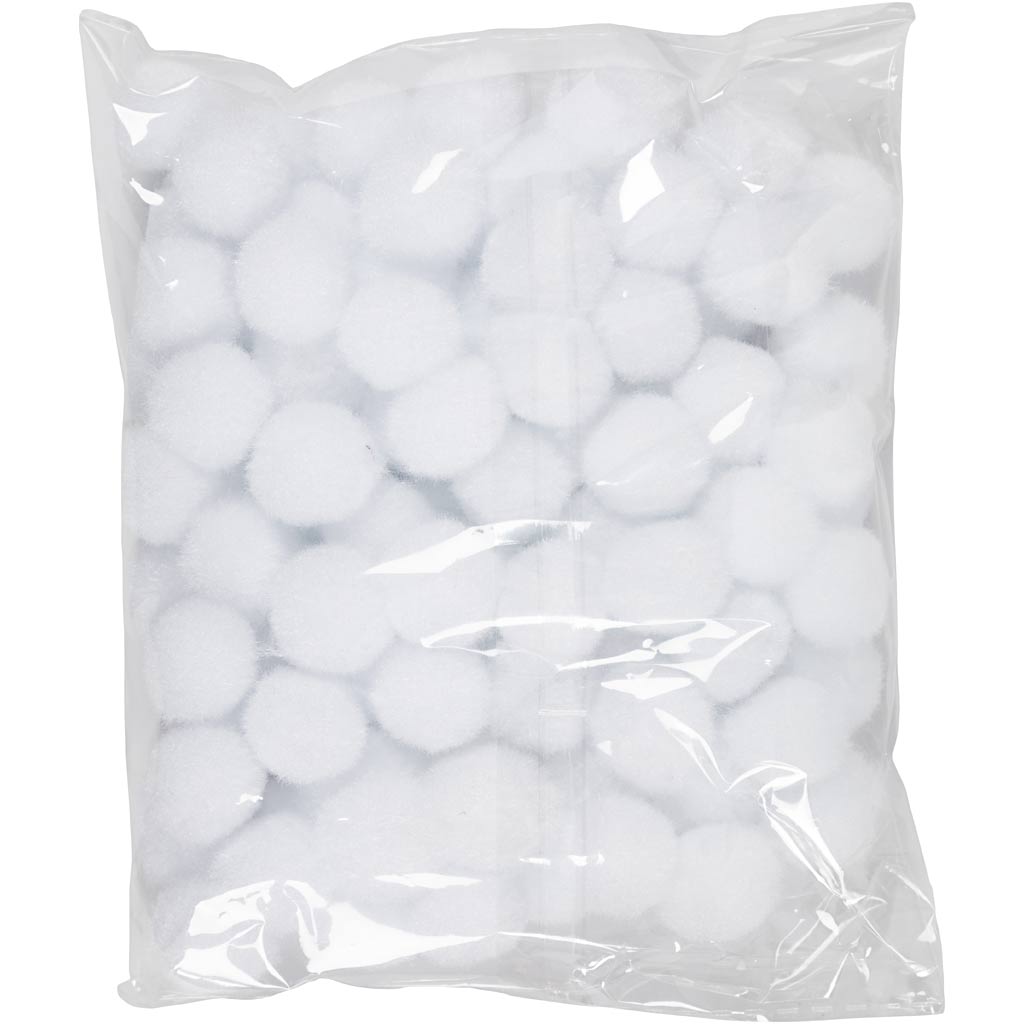 Creativ company http: www.cchobby.nl pompons-d-20-mm-wit-100-stuk-1-doos