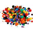 Creativ company cc pompoms multigekleurd 5-40 mm 150 stuks