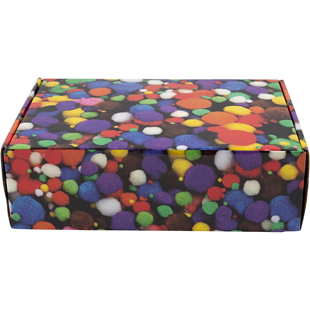 Creativ company http: www.cchobby.nl pompons-d-5-40-mm-ca-720-stuk-diverse-kleuren-200-gr-1-doos