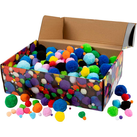 Creativ company https: www.cchobby.nl pompons-d-5-40-mm-ca-720-stuk-diverse-kleuren-200-gr-1-doos