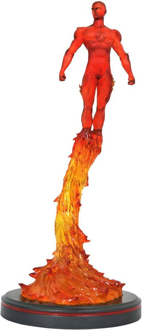Diamond select marvel comic premier collection statue human torch 36 cm