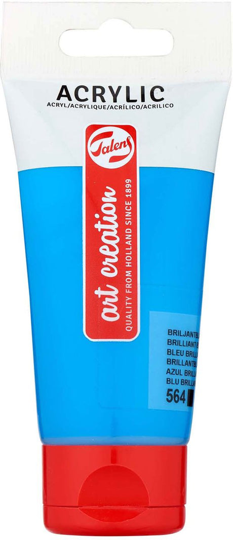 Talens art creation acrylverf tube 75 ml, briljantblauw (564)