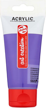 Talens art creation acrylverf tube 75 ml, permanent blauwviolet (568)