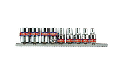 King tony set van imbus stopcontacten 1 4 9cz. 5 32 -1 2 chroom