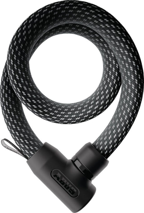 Abus fietsslot textiel-kettingslot - yarnit™ 4004k - security level 7 - zwart - 110 cm - geschikt voor elektrische fietsen en stadsfietsen - lichtgewicht - slechts 0,88 kg