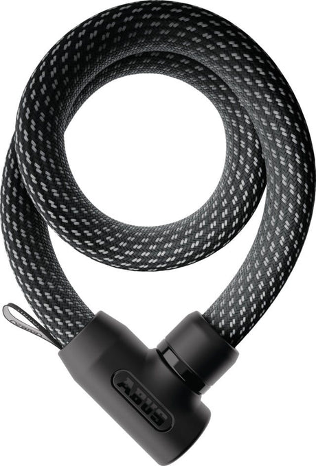 Abus fietsslot textiel-kettingslot - yarnit™ 4004k - security level 7 - zwart - 85 cm - geschikt voor elektrische fietsen en stadsfietsen - lichtgewicht - slechts 0,7 kg