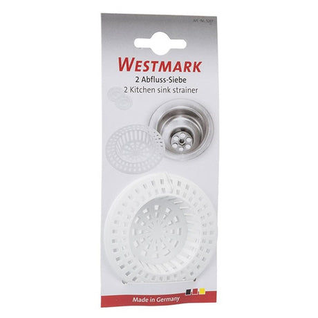 Westmark afvoerzeefje kunststof 2 stuks ø70mm x10mm