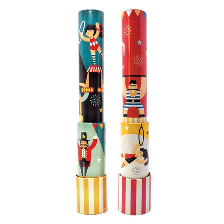 Dsp. kaleidoscopen tin, circus. 2 ass.3+ | 12 stuks