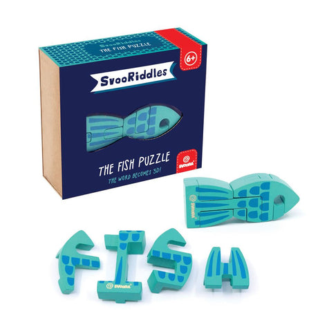 Svooriddles de vis puzzel. 6+ | 3 stuks