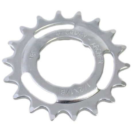 Sturmey-archer europa n.v. tandwiel sturmey archer 18t - 1 8 doorgezet - chroom