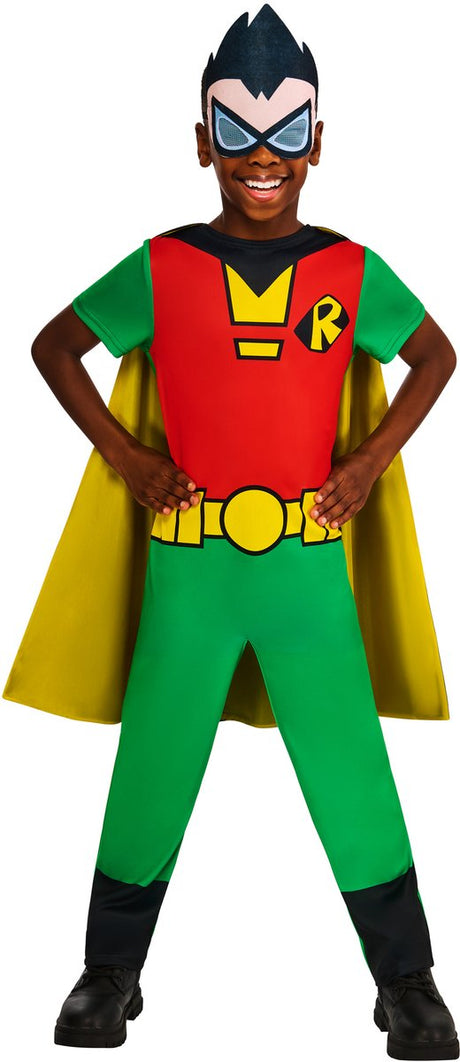 Rubies teen titans go robin kinderkostuum - - maat 9-10 jaar 134 140