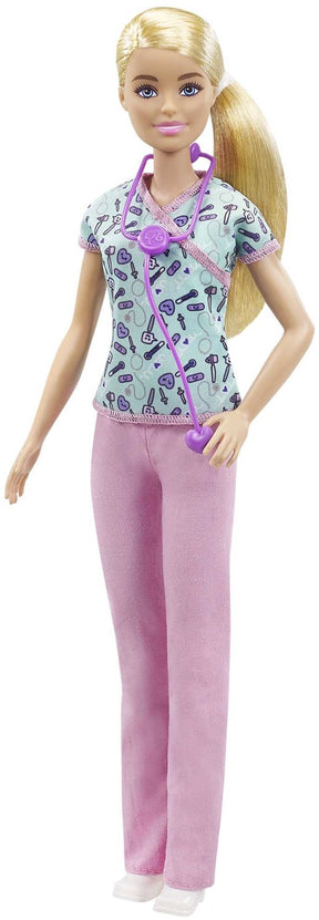 Barbie careers verpleegster - pop - 30cm