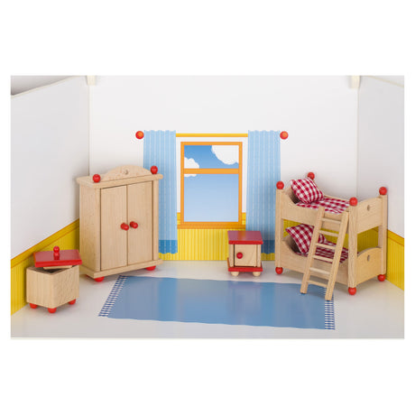 Goki poppenhuis meubeltjes kinderkamer