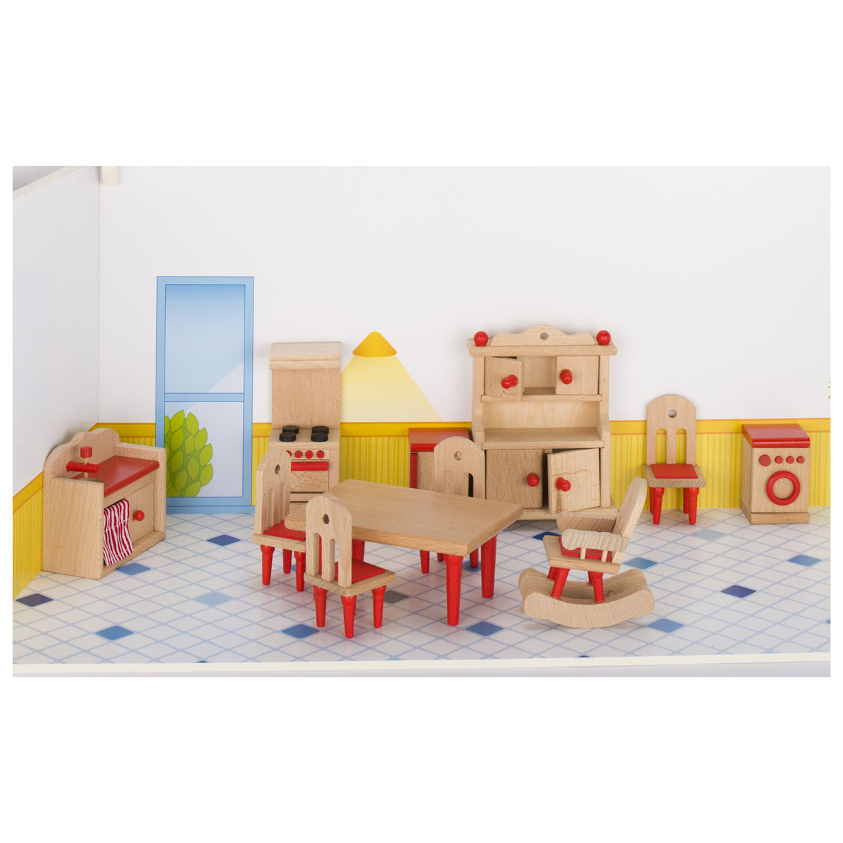 Goki Dollhouse Furniture Kitchen