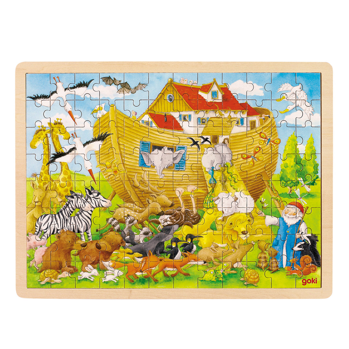 Goki Wood Puzzle Ark Van Noah, 96.