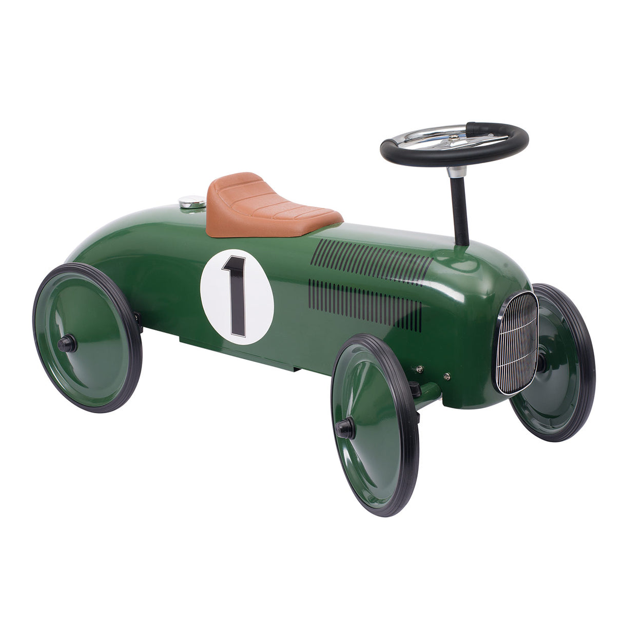 Goki retro loopauto groen